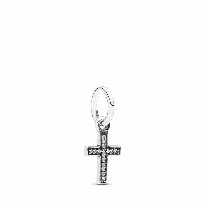 Pandora Australia Symbol Of Faith Cross Dangle Charm - Sterling Silver | XSPLRA124